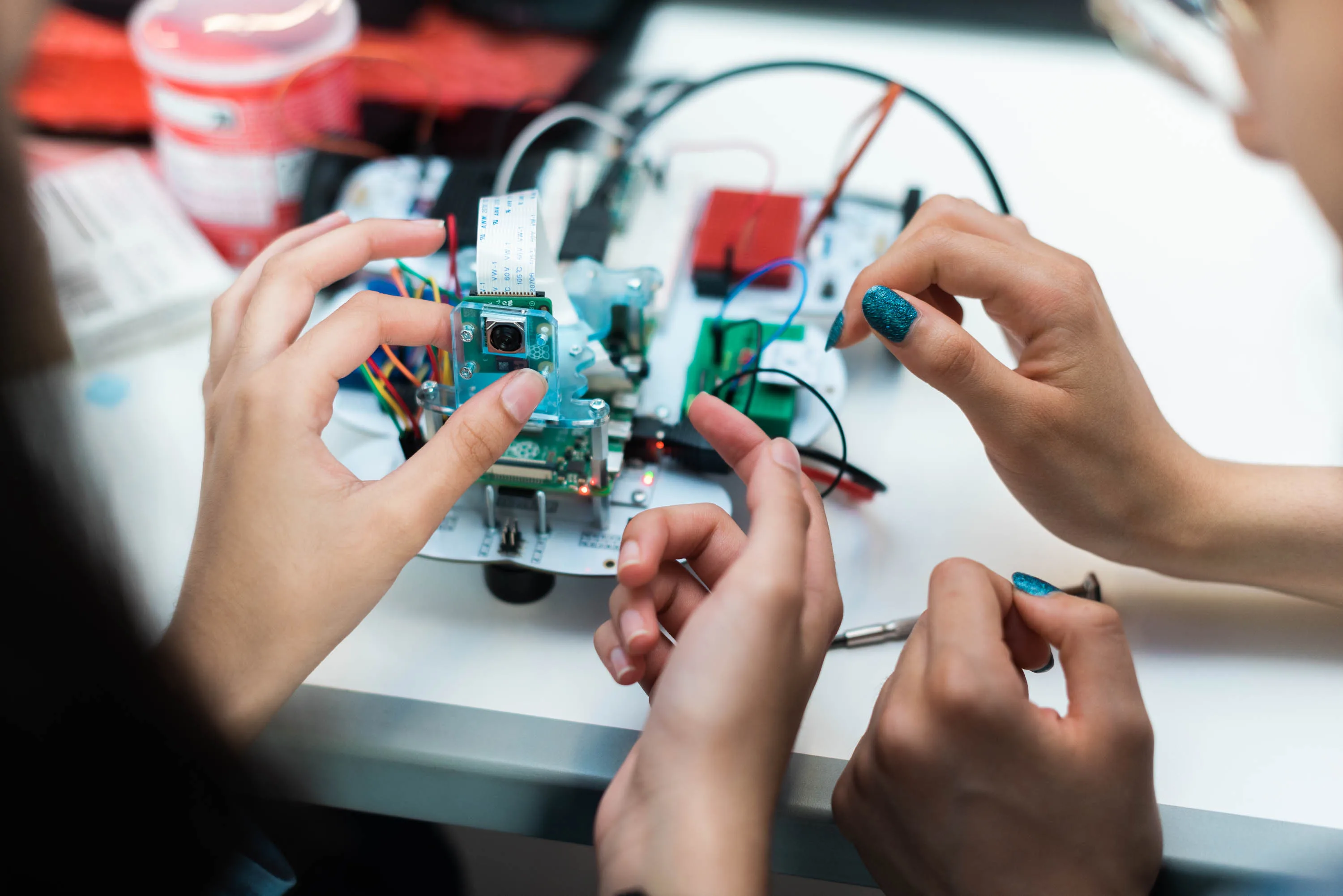 Students at London AI Campus